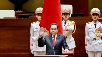 សារទូរលេខនិងលិខិតអបអរសាទរជូនចំពោះលោក ជិន ថាញ់មិន ប្រធានរដ្ឋសភាវៀតណាមនីតិកាលទី១៦