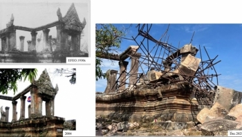 កម្ពុជាត្រូវការរយៈពេលបីទសវត្សរ៍ និងរាប់សិបលានដុល្លារ ដើម្បីស្តារប្រាសាទព្រះវិហារឡើងវិញ