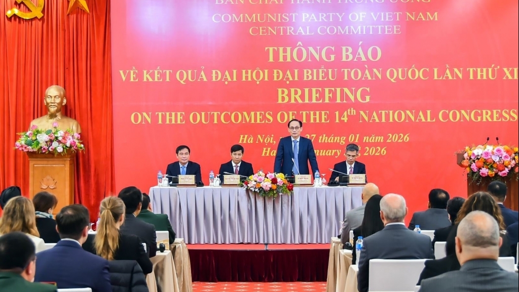 ប្រកាសលទ្ធផលនៃសមាជជាតិលើកទី១៤ របស់បក្សទៅកាន់បេសកកម្មការទូតនៅបរទេស