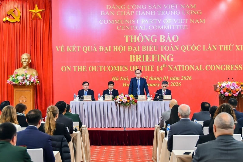 ប្រកាសលទ្ធផលនៃសមាជជាតិលើកទី១៤ របស់បក្សទៅកាន់បេសកកម្មការទូតនៅបរទេស