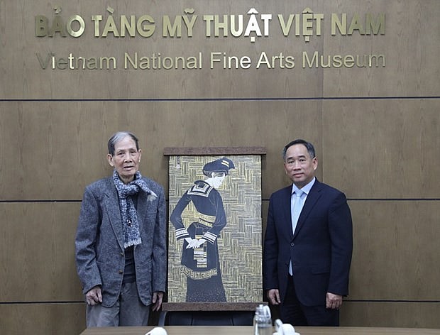 Bảo tàng Mỹ thuật Việt Nam tiếp nhận hai tác phẩm từ châu Âu trở về | Văn hóa | Vietnam+ (VietnamPlus)