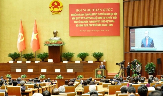 សេចក្តីសម្រេចលេខ 79-NQ/TW៖ បញ្ជាក់តួនាទី និងពង្រីកវិសាលភាពនៃសេដ្ឋកិច្ចរដ្ឋ សេចក្តីសម្រេចលេខ 79-NQ/TW៖ បញ្ជាក់តួនាទី និងពង្រីកវិសាលភាពនៃសេដ្ឋកិច្ចរដ្ឋ