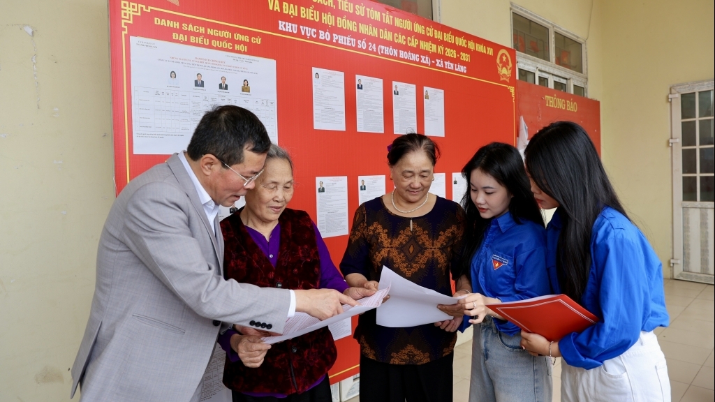 ឃុំ Yen Lang (ហាណូយ) "ទៅដល់ទីបញ្ចប់មុន" ក្នុងការរៀបចំការបោះឆ្នោត