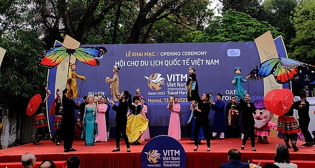 ពិធីបើកពិព័រណ៍ទេសចរណ៍អន្តរជាតិវៀតណាមឆ្នាំ ២០២៣