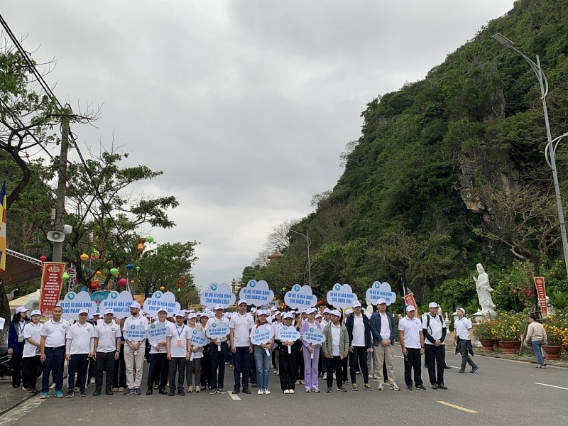 កម្មវិធី «ដើរដើម្បីសន្តិភាព» គឺជាផ្នែកមួយនៃពិធីបុណ្យ Quan The Am ក្នុងឆ្នាំ ២០២៥។