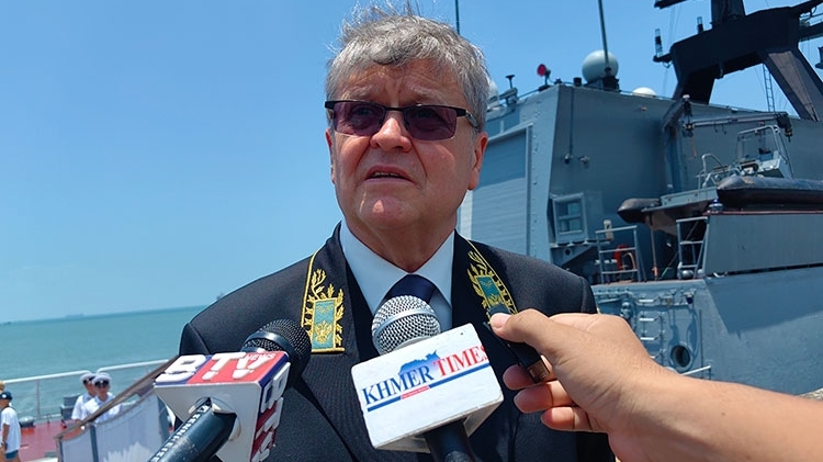 ឯកអគ្គរដ្ឋទូតរុស្ស៊ីសាទរចំពោះដំណើរទស្សនកិច្ចនៅកំពង់ផែជាព្រឹត្តិការណ៍សំខាន់មួយក្នុងខួបលើកទី ៧០ នៃចំណងមិត្តភាពជាមួយកម្ពុជា