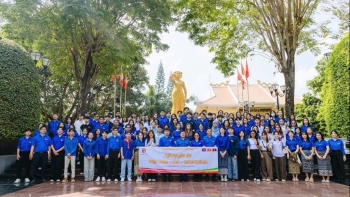 យុវជន វៀតណាម – ឡាវ – កម្ពុជា ផ្សព្វផ្សាយនូវស្មារតីទទួលខុសត្រូវ និងការលះបង់ដើម្បីសហគមន៍