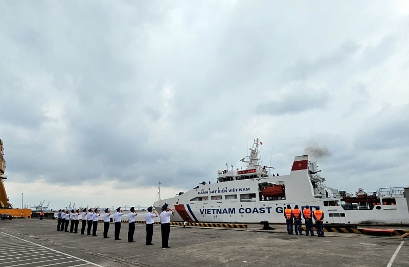 កងកម្លាំងនគរបាលសមុទ្រវៀតណាម ចេញដំណើរទៅល្បាតរួមជាមួយកងកម្លាំងនគរបាលសមុទ្រចិន