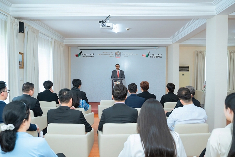 ស្ថានទូត UAE ផ្តល់កិត្តិយសដល់ក្រុមចម្រុះសាកលវិទ្យាល័យ Lac Hong ដែលសម្រេចបានរង្វាន់អន្តរជាតិនៅ Dubai ស្ថានទូត UAE ផ្តល់កិត្តិយសដល់ក្រុមចម្រុះសាកលវិទ្យាល័យ Lac Hong ដែលសម្រេចបានរង្វាន់អន្តរជាតិនៅ Dubai