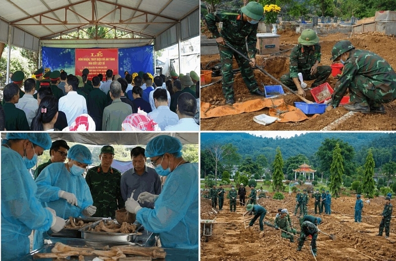 ក្រុមការងារអន្តរក្រសួងដែលបង្កើតឡើងដោយគណៈកម្មាធិការដឹកនាំការស្វែងរក ការប្រមូលផ្តុំ ព្រមទាំងការកំណត់អត្តសញ្ញាណអដ្ឋិធាតុយុទ្ធជនពលីខេត្ត Lao Cai មានភារកិច្ចដឹកនាំ ត្រួតពិនិត្យ និងសម្របសម្រួលសកម្មភាពការងារយកសំណាកធ្វើកោសល្យវិច័យ ADN ចំពោះបណ្ដាសាកសពផ្នូរយុទ្ធជនពលីដែលមិនទាន់កំណត់បានព័ត៌មានច្បាស់លាស់។