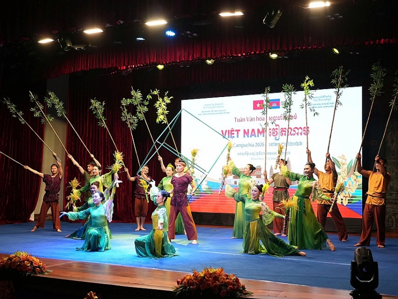 សប្ដាហ៍វប្បធម៌វៀតណាមនៅប្រទេសកម្ពុជាឆ្នាំ ២០២៦ ៖ ចំណុចរបកគំហើញដ៏សំខាន់បង្កើនចំណងសាមគ្គីភាពមិត្តភាពប្រទេសជិតខាង