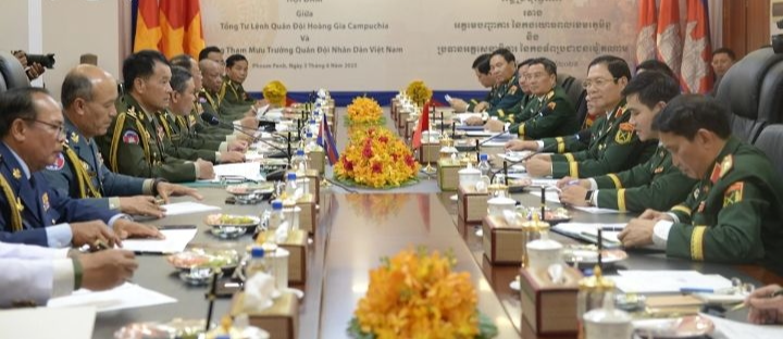 ជំរុញកិច្ចសហប្រតិបត្តិការលើវិស័យការពារជាតិរវាងវៀតណាម-កម្ពុជា