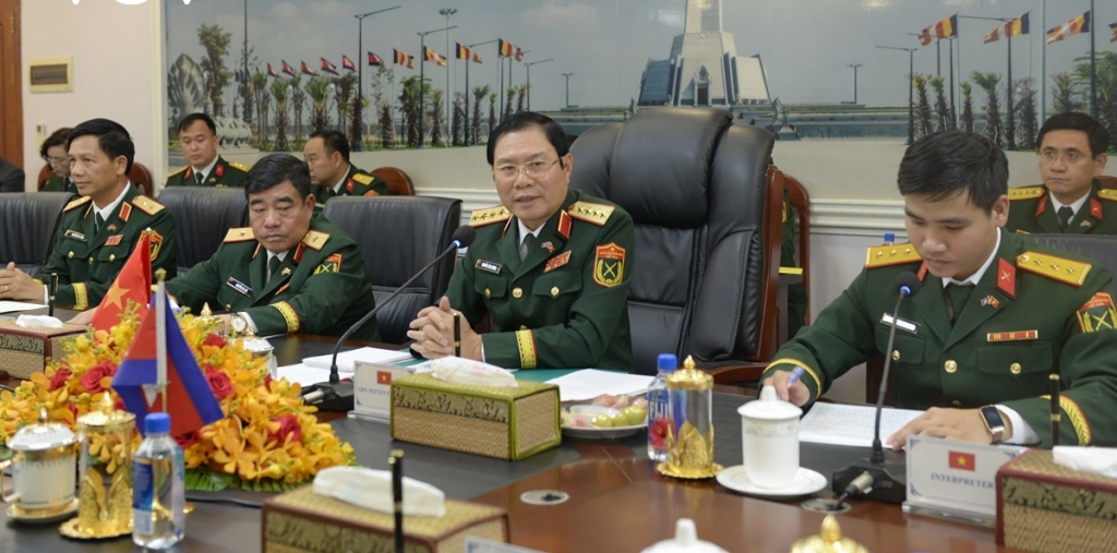 ជំរុញកិច្ចសហប្រតិបត្តិការលើវិស័យការពារជាតិរវាងវៀតណាម-កម្ពុជា