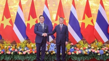 នាយករដ្ឋមន្ត្រី Le Minh Hung ធ្វើកិច្ចពិភាក្សាទ្វេភាគីជាមួយនាយករដ្ឋមន្ត្រីថៃ៖ ឆ្ពោះទៅរកទំហំពាណិជ្ជកម្មទ្វេភាគីចំនួន ៥០ ប៊ីលីយូនដុល្លារអាមេរិក