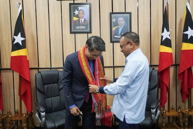 កម្លាំងចលករថ្មីសម្រាប់កិច្ចសហប្រតិបត្តិការសេដ្ឋកិច្ច ពាណិជ្ជកម្ម វៀតណាម-ទីម័រខាងកើត កម្លាំងចលករថ្មីសម្រាប់កិច្ចសហប្រតិបត្តិការសេដ្ឋកិច្ច ពាណិជ្ជកម្ម វៀតណាម-ទីម័រខាងកើត