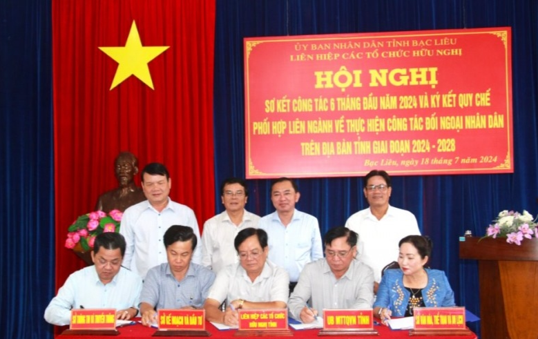 Bac Lieu សម្របសម្រួលអន្តរវិស័យក្នុងការអនុវត្តកិច្ចការបរទេសរវាងប្រជាជន និងប្រជាជនដំណាក់កាល ២០២៤ - ២០២៨