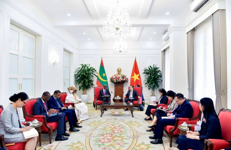 វៀតណាម - ម៉ូរីតានីជម្រុញកិច្ចសហប្រតិបត្តិការកសិកម្ម ទូរគមនាគមន៍ព្រមទាំងការធ្វើអាជីវកម្មរ៉ែ