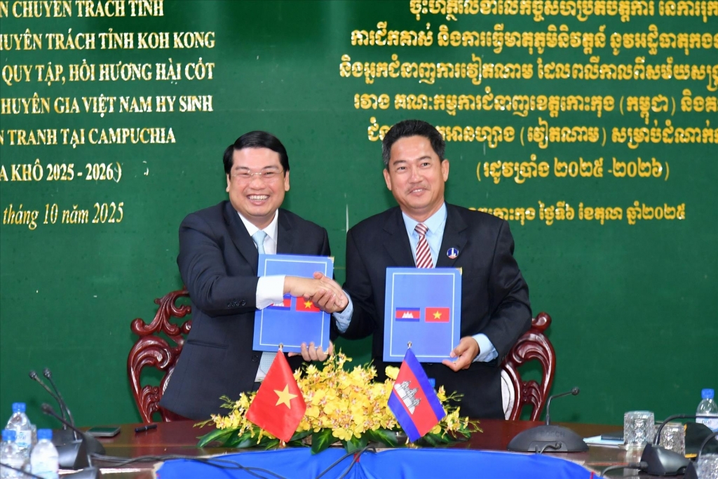 វៀតណាម-កម្ពុជាបង្កើនកិច្ចសហប្រតិបត្តិការក្នុងការប្រមូលអដ្ឋិធាតុយុទ្ធជនពលី
