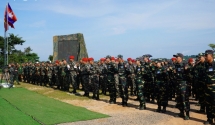 បើកវគ្គហ្វឹកហ្វឺនដើម្បីបំរើការហាត់សមរួមកងទ័ពឡាវ-វៀតណាម-កម្ពុជា