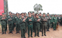 រដ្ឋមន្ត្រីការពារជាតិវៀតណាម ឡាវ និងកម្ពុជា ចូលរួមសមយុទ្ធស្វែងរក និងជួយសង្គ្រោះរួមគ្នារវាងកងទ័ពនៃប្រទេសទាំងបី