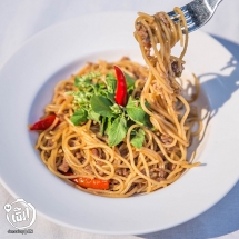 Spaghetti ឆា​ក្ដៅ​ឡើងទំនង !