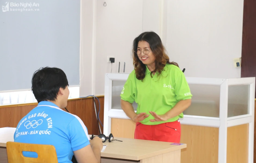 អ្នកគ្រូជនជាតិកូរ៉េចាត់ទុកទឹកដី Nghe An ជាស្រុកកំណើតទីពីររបស់នាង