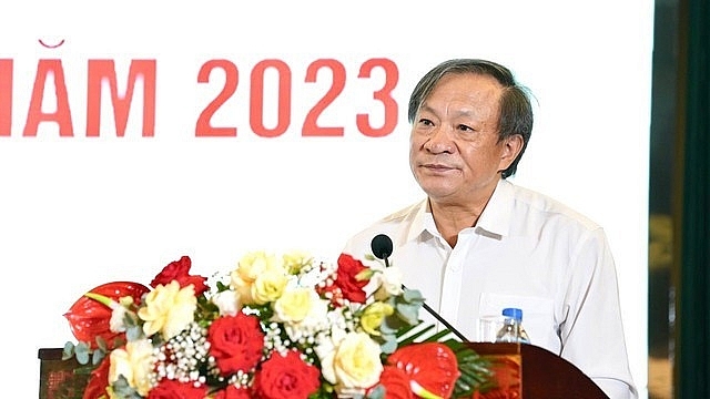 លោក Nguyen Doan Tu អគ្គនាយកនៃអគ្គនាយកដ្ឋានប្រជាជន និងផែនការគ្រួសារបានថ្លែងនៅក្នុងសន្និសីទ។
