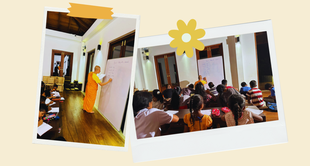 ដំណើរបង្រៀនភាសាវៀតណាមនៅ Sri Lanka