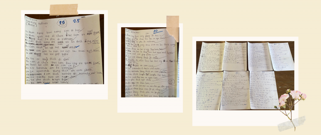 ដំណើរបង្រៀនភាសាវៀតណាមនៅ Sri Lanka