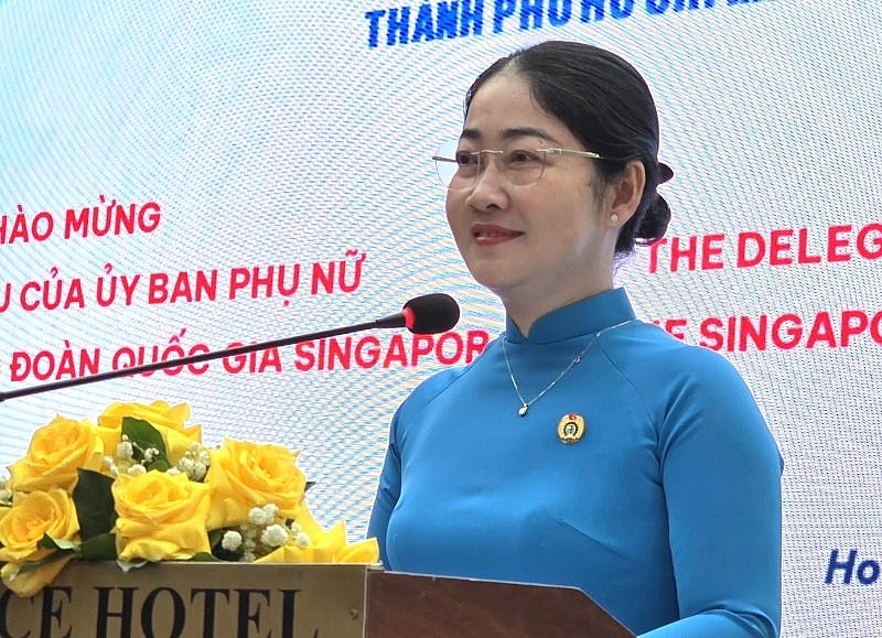 សហជីពនៅទីក្រុងហូជីមិញ និងសិង្ហបុរីចែករំលែកគំរូសម្រាប់ការថែទាំកម្មករស្រី