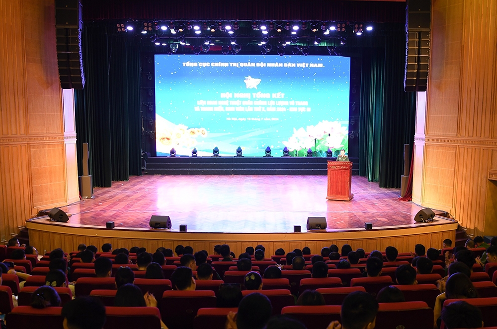 Ngày 19/7, tại Nhà hát Quân đội (Hà Nội), Tổng cục Chính trị QĐND Việt Nam tổ chức Hội nghị tổng kết Liên hoan nghệ thuật quần chúng lực lượng vũ trang và thanh niên, sinh viên lần thứ X, năm 2024 - Khu vực III. Thừa ủy quyền của Thủ trưởng Tổng cục Chính trị QĐND Việt Nam, Đại tá Tống Văn Thanh, Phó Cục trưởng Cục Tuyên huấn, Trưởng Ban Tổ chức liên hoan chủ trì hội nghị.