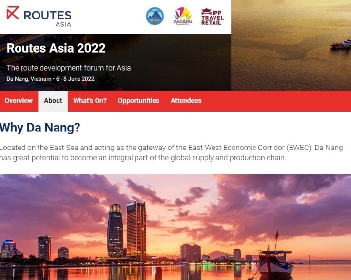 ទីក្រុង Da Nang ធ្វើជាម្ចាស់ផ្ទះនៃវេទិកាអភិវឌ្ឍន៍ផ្លូវហោះហើរអាស៊ី ២០២២-Routes Asia ២០២២