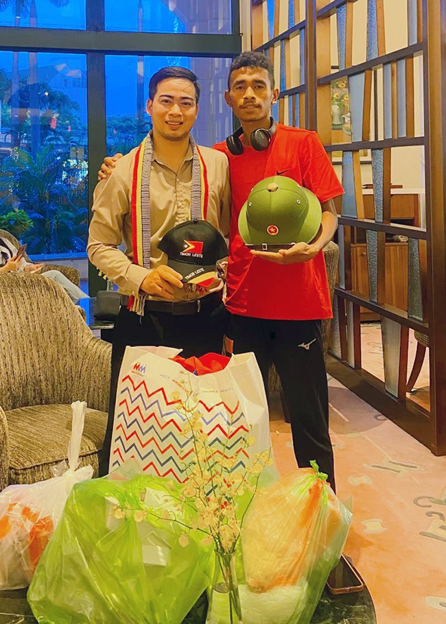 វីរបុរសជនជាតិទីម័រខាងកើតម្នាក់ថ្លែងអំណរគុណវៀតណាម