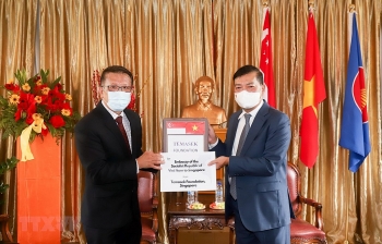 មូលនិធិ Temasek បរិច្ចាគម៉ាស៊ីនជំនួយដកដង្ហើមនិងឧបករណ៍ការពារដល់ប្រទេសវៀតណាម