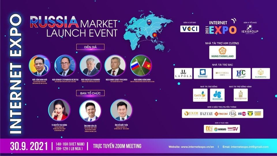 ការតាំងពិព័រណ៍ Internet Expo ឆ្នាំ២០២១៖ បង្កើតជំហានលោតផ្លោះនៃភាពជាដៃគូយុទ្ធសាស្ត្រគ្រប់ជ្រុងជ្រោយរវាងវៀតណាមនិងរុស្ស៊ី