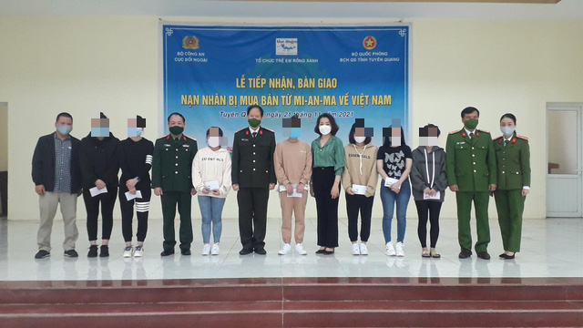ការទទួលជនរងគ្រោះដោយការជួញដូរពីមីយ៉ាន់ម៉ាវិលត្រឡប់មកប្រទេសវៀតណាម