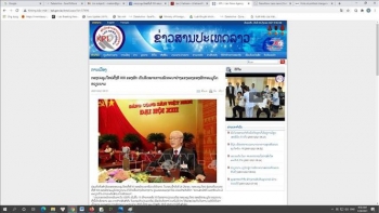 កាសែតឡាវបានអះអាងថាមហាសន្និបាតលើកទី១៣គូសសញ្ញាពីការអភិវឌ្ឍយ៉ាងខ្លាំងក្លារបស់របស់បក្សកុម្មុយនិស្តវៀតណាម