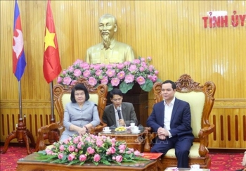 គណៈប្រតិភូរដ្ឋសភានៃព្រះរាជាណាចក្រកម្ពុជាអញ្ជើញធ្វើទស្សនកិច្ចនៅខេត្ត Ha Nam