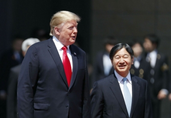 ប្រធានាធិបតីអាមេរិក លោក  Donald Trump ក្លាយជាមេដឹកនាំពិភពលោកមុនគេ ដែលចូលគាល់ព្រះចៅអធិរាជជប៉ុន Naruhito ទើបឡើងគ្រងរាជ្យ
