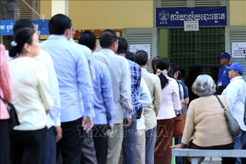 អ្នកបោះឆ្នោតកម្ពុជាជាង ៩៩ % ចូលរួមការបោះឆ្នោតជ្រើសតាំង ក្រុមប្រឹក្សា​រាជធានី​ខេត្ត-ក្រុង ស្រុក-ខណ្ឌ អាណត្តិទី ៣