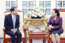 លិខិតអបអរសាទរដល់ប្រធានសម្ព័ន្ធអង្គការមិត្តភាពវៀតណាមក្នុងឱកាសខួបទិវារំដោះភាគខាងត្បូងវៀតណាម និងបង្រួបបង្រួមប្រទេស