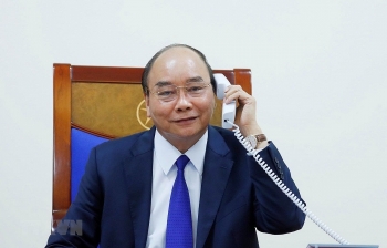 លោកនាយករដ្ឋមន្រ្តី Nguyen Xuan Phuc បានជួបសន្ទនាតាមទូរស័ព្ទជាមួយ លោកប្រធានាធិបតីអាមេរិក Donald Trump