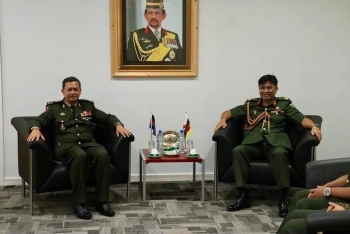 កម្ពុជា-ប្រ៊ុយណេ បង្កើន​កិច្ច​សហប្រតិបត្តិការ​យោធា អំឡុង​ទស្សនកិច្ច​របស់​លោក ហ៊ុន ម៉ាណែត
