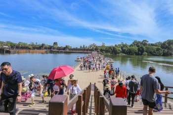 ៥ ខែដើមឆ្នាំ២០១៩ កម្ពុជាទទួលបានទេសចរអន្តរជាតិជិត ៣លាននាក់ កើន១១.៤%