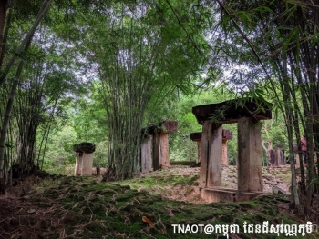 ប្រាសាទ “ទទឹងថ្ងៃ” ស្លាកស្នាមនៃរាជធានី ហរិហរាល័យ ហុំព័ទ្ធដោយព្រៃឬស្សី