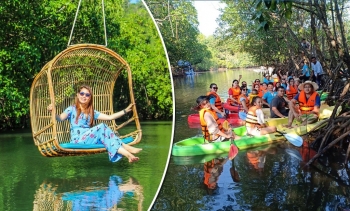 ដំណើរ​កម្សាន្ត​ជិះ​ទូក​កៃយ៉ាក់​លេង​នៅ​ព្រៃ​កោងកាង​បឹង​ទន្លេសាប​ឯ​សៀមរាប