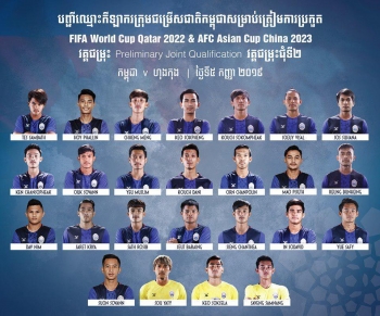 ជម្រុះ World Cup៖ ប្រធាន​ក្រុម​កម្ពុជា រំពឹងធ្វើ​ឲ្យ​អ្នក​គាំទ្រ​​ភ្លឺភ្នែក ពេល​ប៉ះ​​ហុងកុងថ្ងៃទី០៥ ខែកញ្ញា