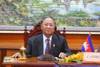 សម្តេចអគ្គមហាពញាចក្រី ហេង សំរិន ប្រធានរដ្ឋសភា ដឹកនាំគណៈប្រតិភូជាន់សភានៃព្រះរាជាណាចក្រកម្ពុជា ចូលរួមពិធីបើកមហាសន្និបាតអន្តរសភាអាស៊ាន(AIPA) លើកទី៤១ តាមប