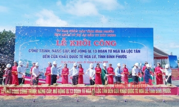 កែលំអរនិងពង្រីកផ្លូវហាយវ៉េលេខ ១៣ ចាប់ពីផ្លូវបំបែក Loc Tan ដល់ច្រកទ្វារអន្តរជាតិHoa Lu (ស្រុក Loc Ninh ខេត្ត Binh Phuoc)