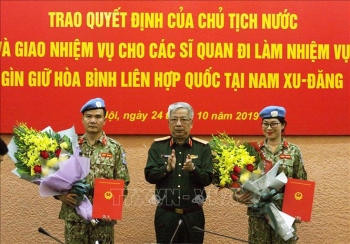នាយទាហានពីរនាក់ទៀតបានទៅបំពេញបេសកកម្មរក្សាសន្តិភាពនៅឯក្រុមបេសកកម្មស៊ូដង់ខាងត្បូង